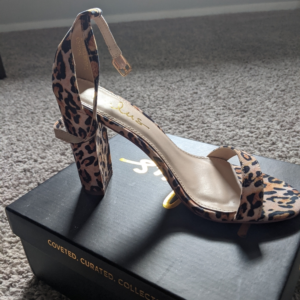SOLD: Lulu's leopard heels